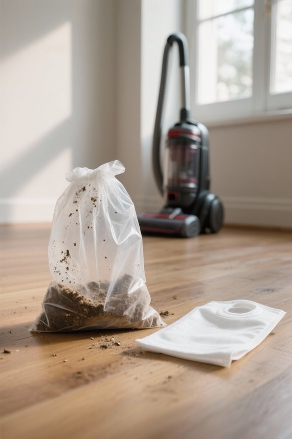 change vacuum bag regularly
