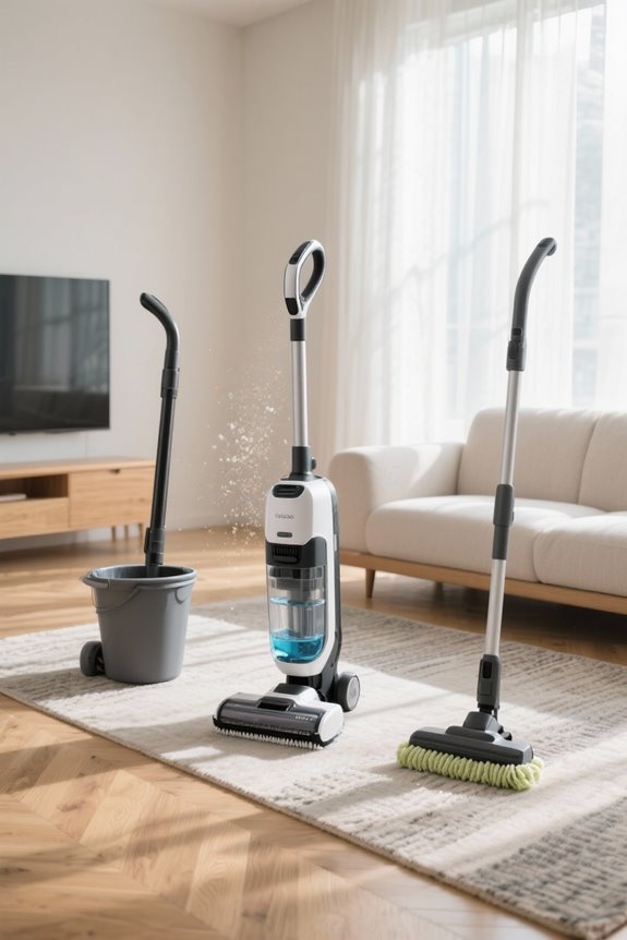 choosing vacuum and mop