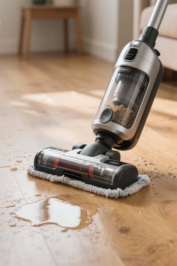 dual action vacuum mop efficiency