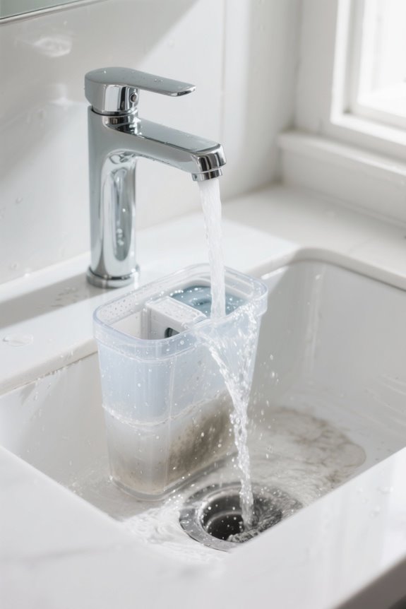 effective dirty tank rinsing
