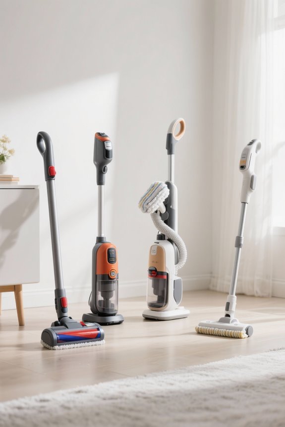 effortless cleaning in tight spaces
