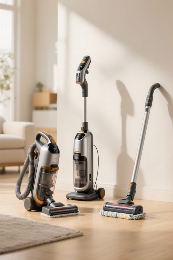 effortless retractable hose vacuums