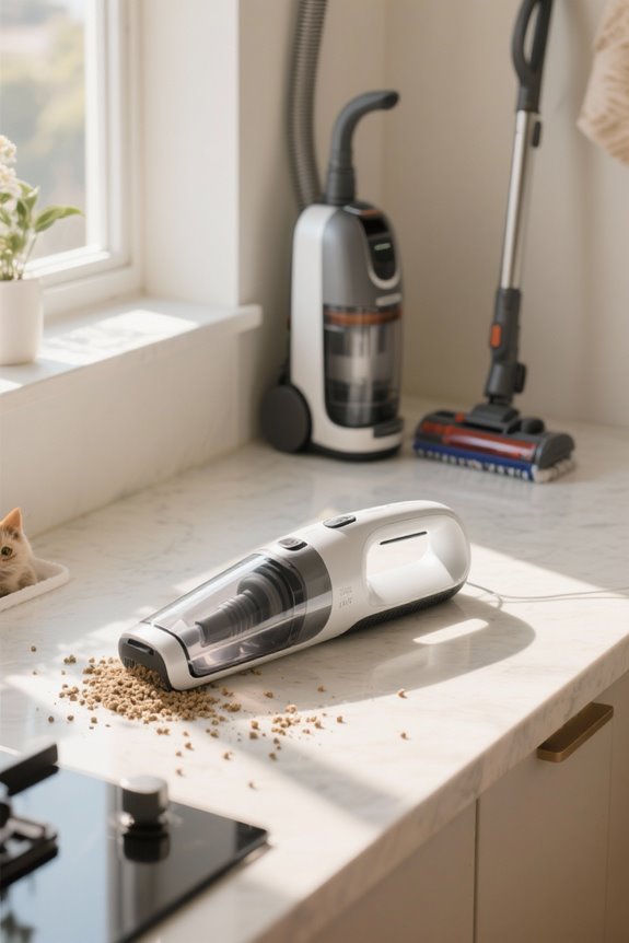 handheld vacuum for litter