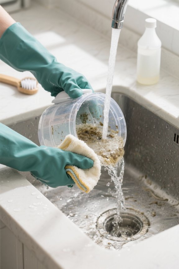 regular cleaning prevents odors